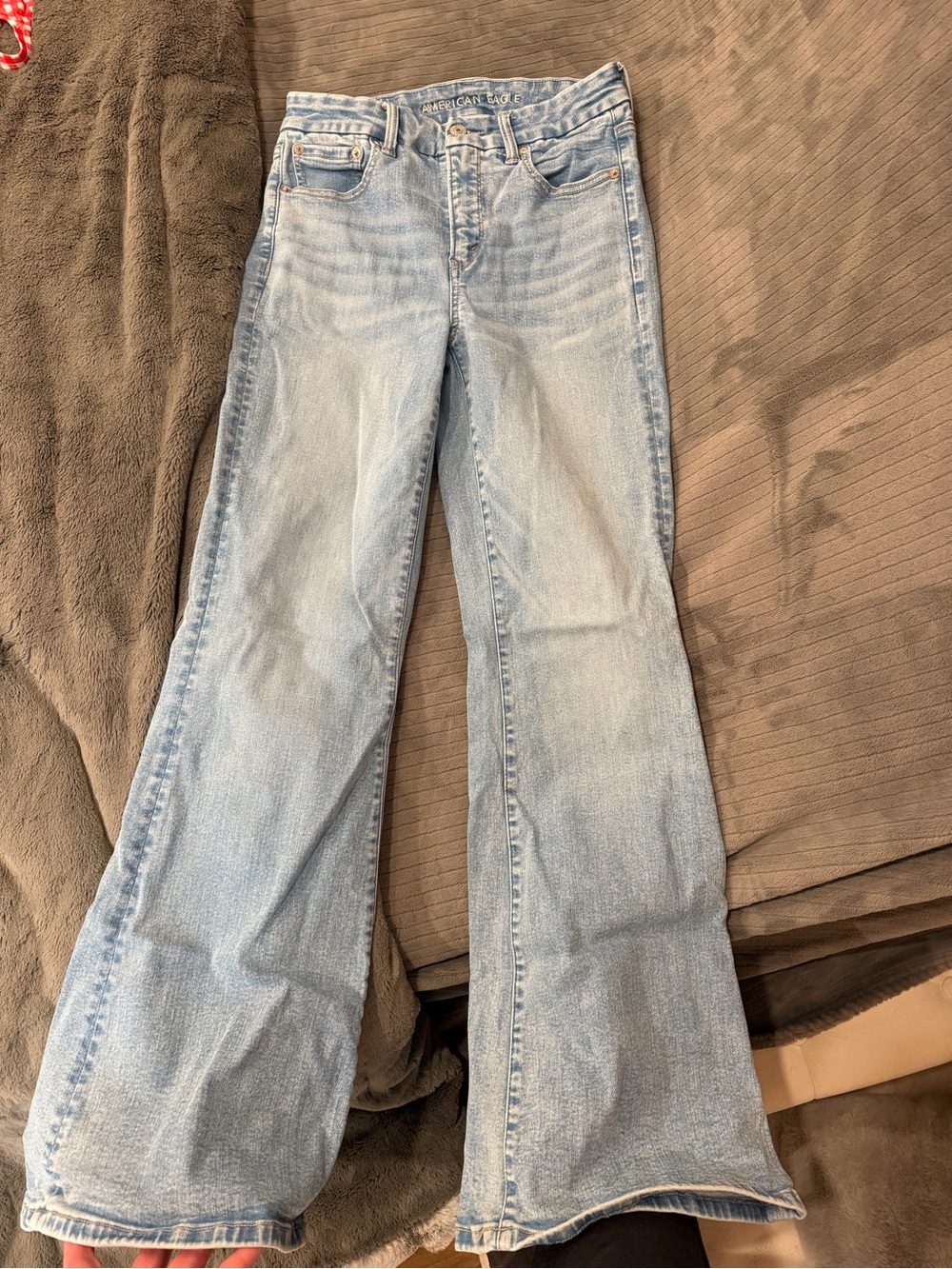 American Eagle Outfitters Light Blue Flare Jeans